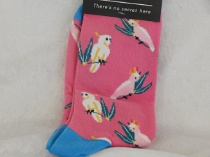 Sock Society - Aussie Birds Pink